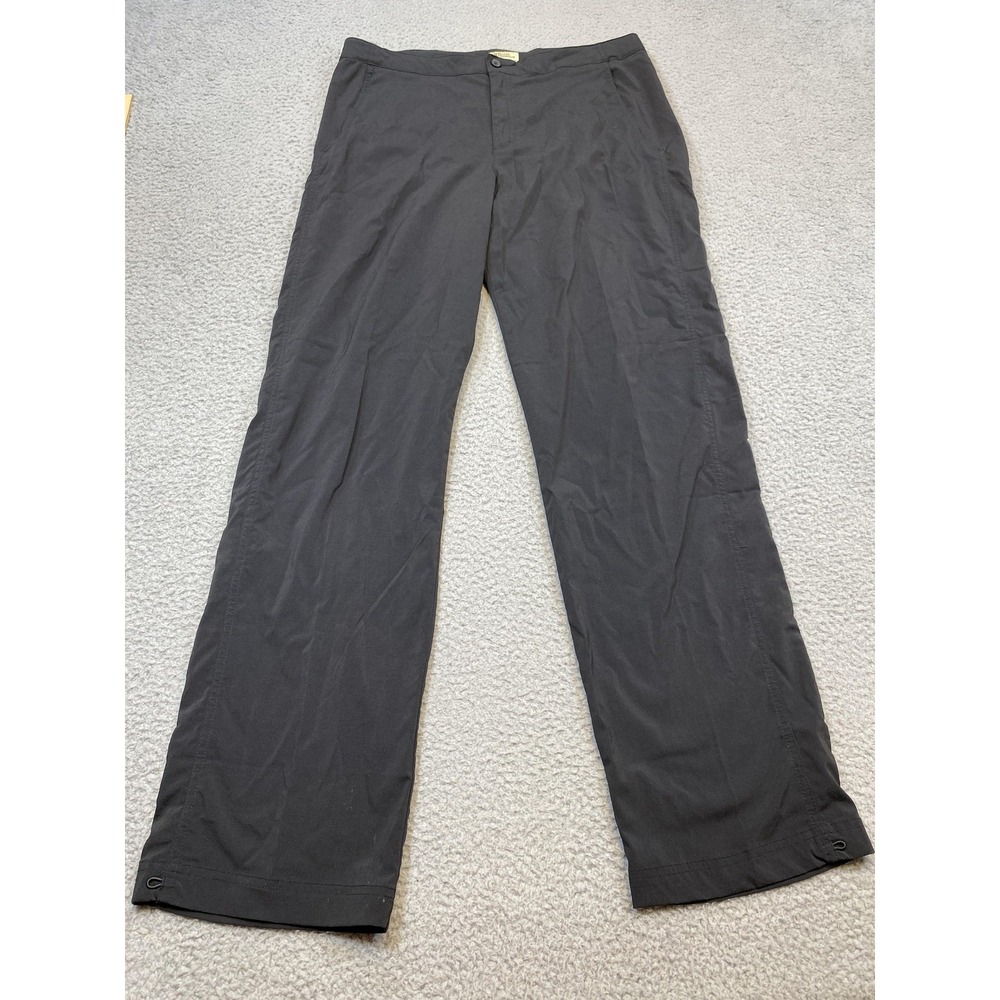 Royal Robbins Pants Womens 14 Long Black Nylon Spandex Outdoor‎ Hiking Stretch
